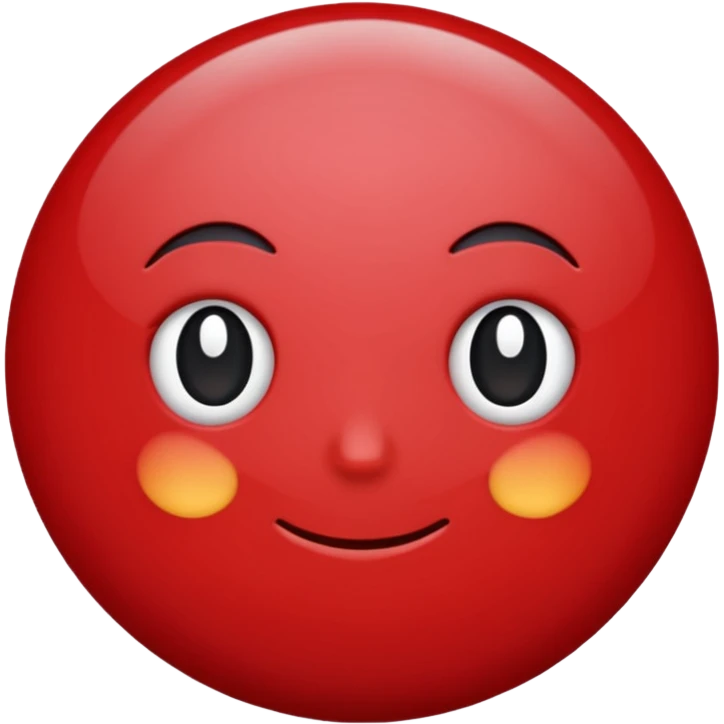 Dark Red point emoji
