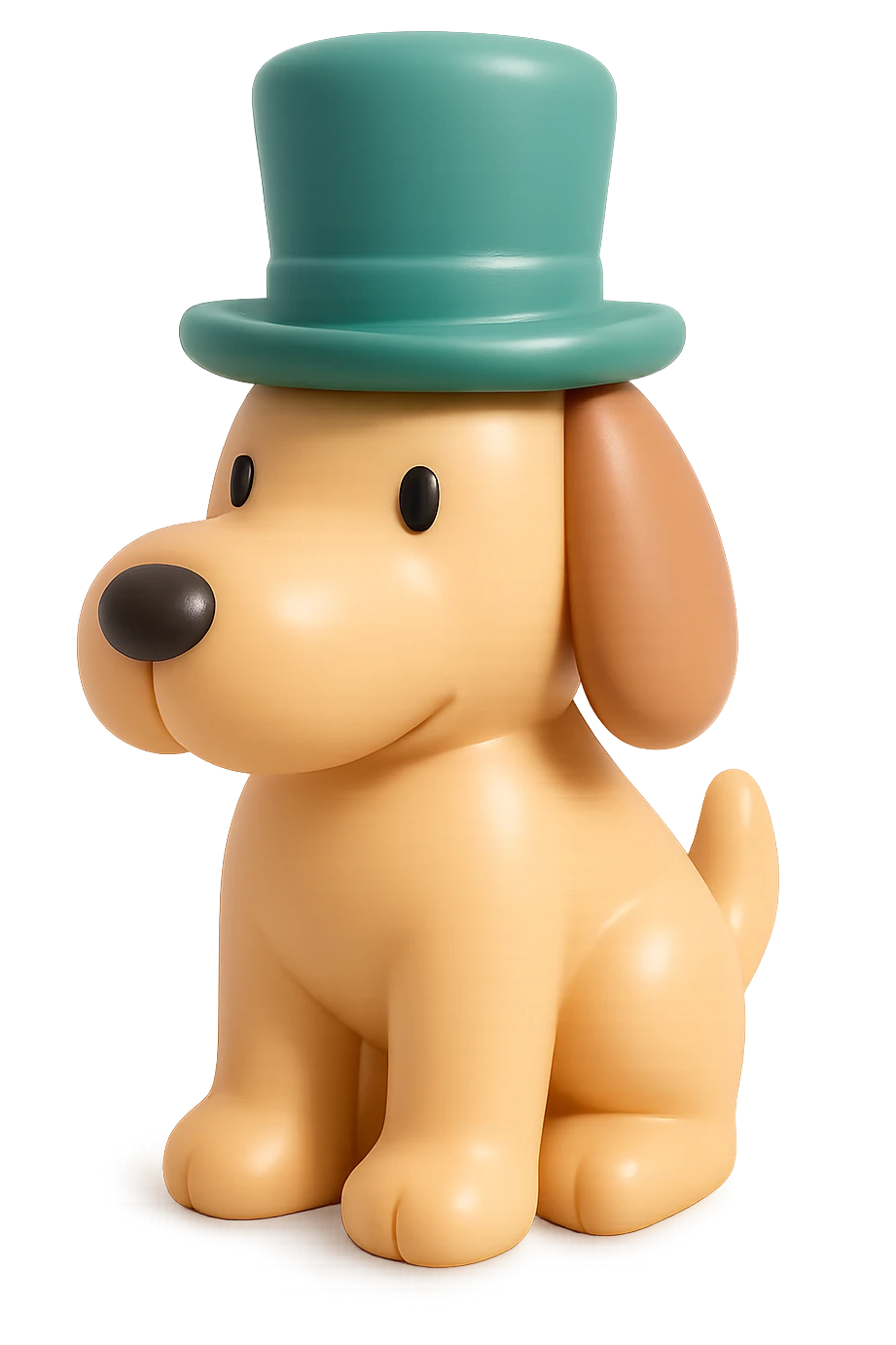 dog with tophat emoji
