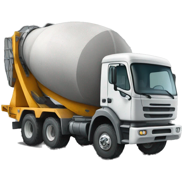 Concrete truck emoji