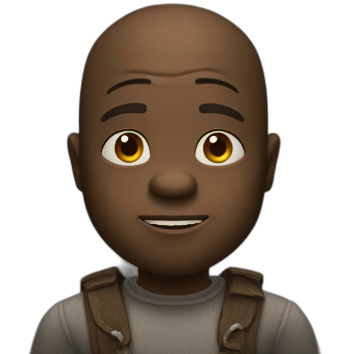 black-shrek emoji