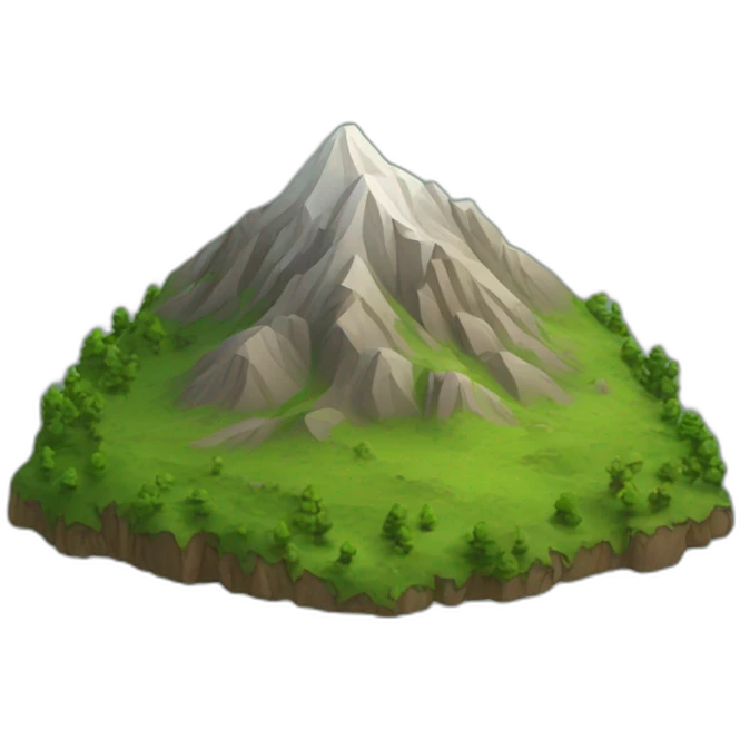 Mountain emoji