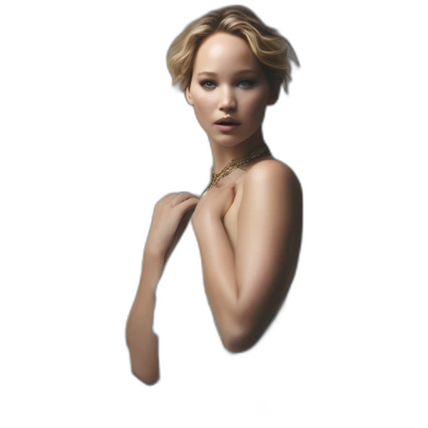 jennifer-lawrence,-david-bellemere,-bare-belly,-wings,-choker,-bathed-in-shadows,-fov-90-degrees,-short-lighting,-l-usm,-cold-colors,-gilded-technique,-ex emoji