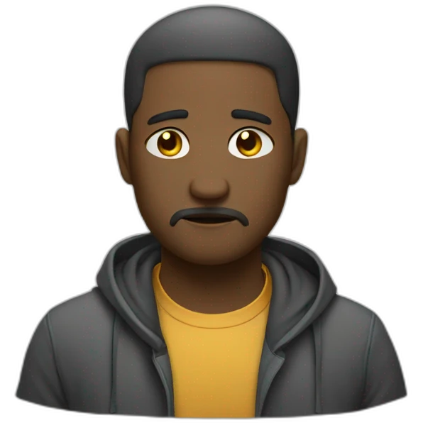 Chat triste emoji