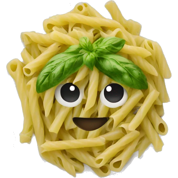Pasta with Pesto on a Plate emoji