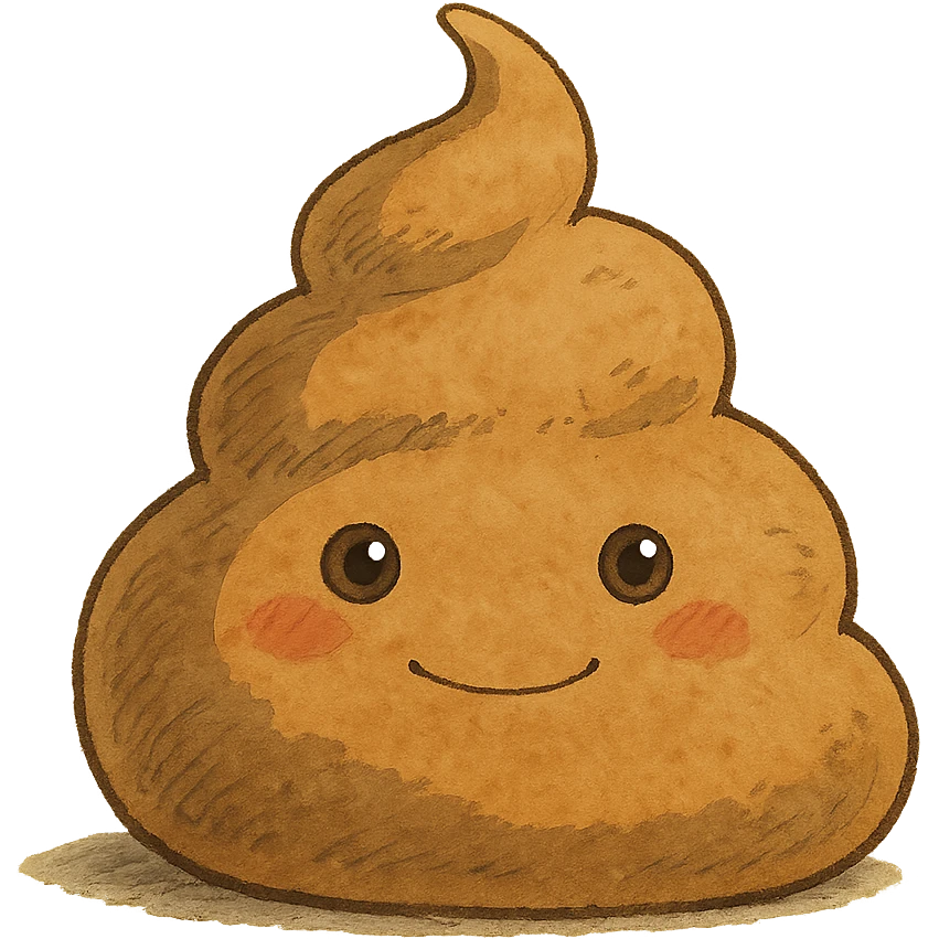 poop ghibli emoji