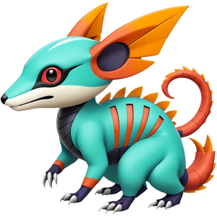  exotic tropical cyber-Sleuth-Loyd-Garmaddon-Litten-Linoone-Noibat-Fakémon-Pokémon-Vernid-creature emoji