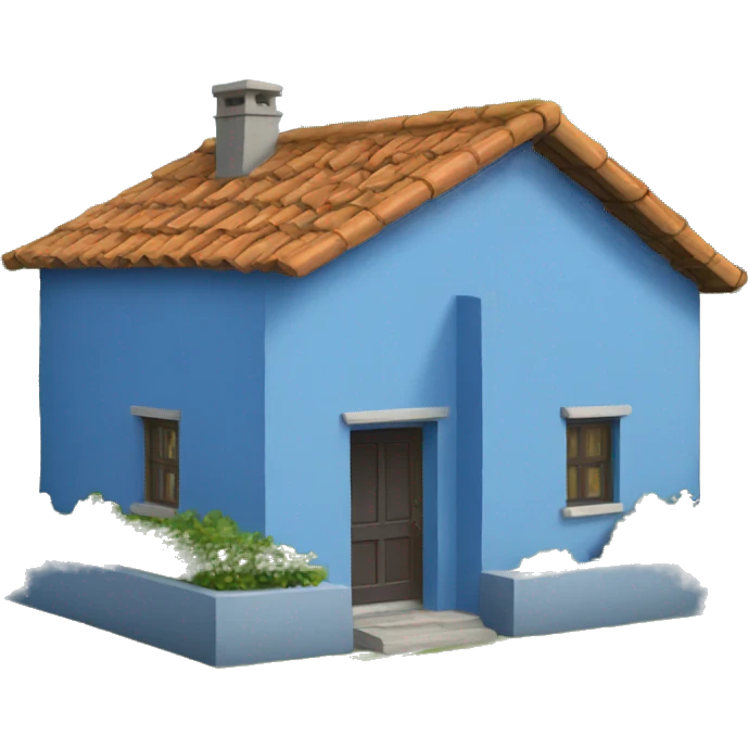 Casa azul  emoji