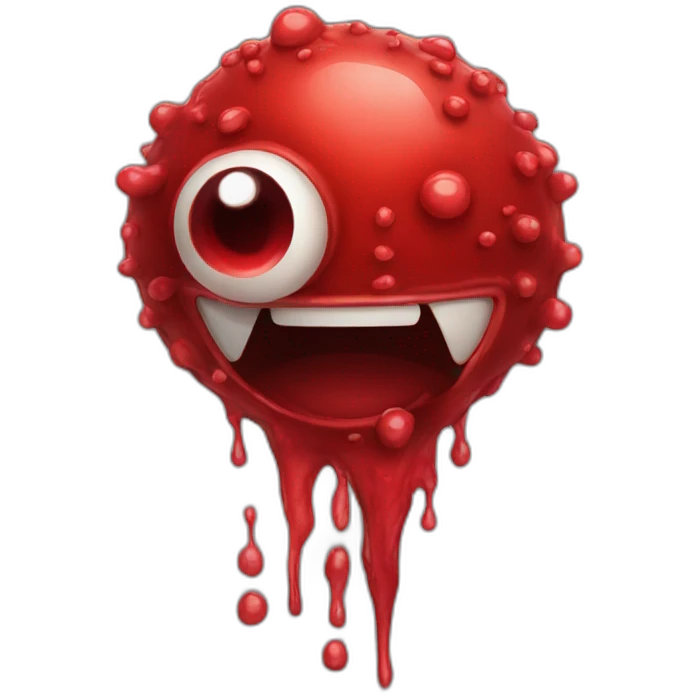 Red cell emoji