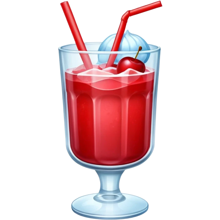Cherry slushee emoji