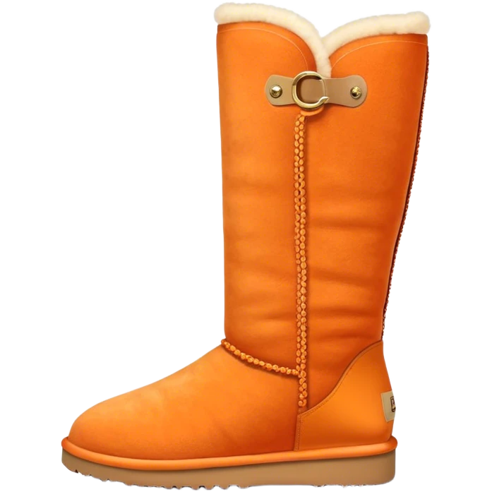 Orange ugg boots emoji