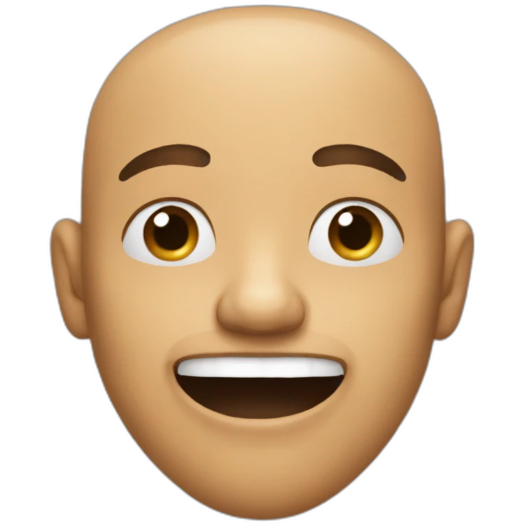 man biting his lower lip emoji
