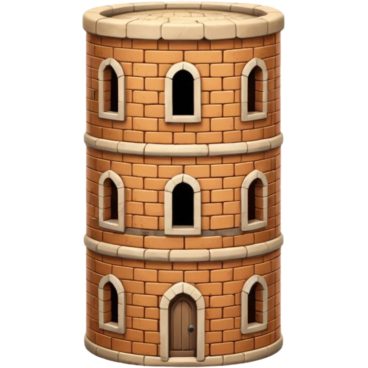 burana tower cylindrical emoji