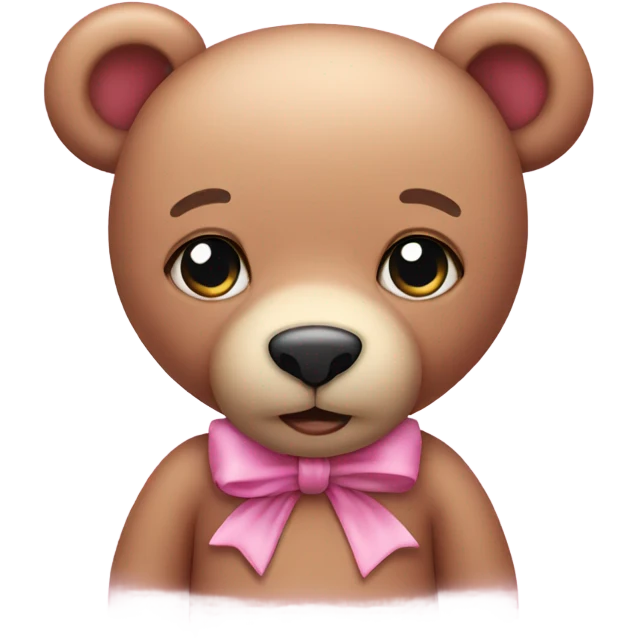 pink teddy bear emoji