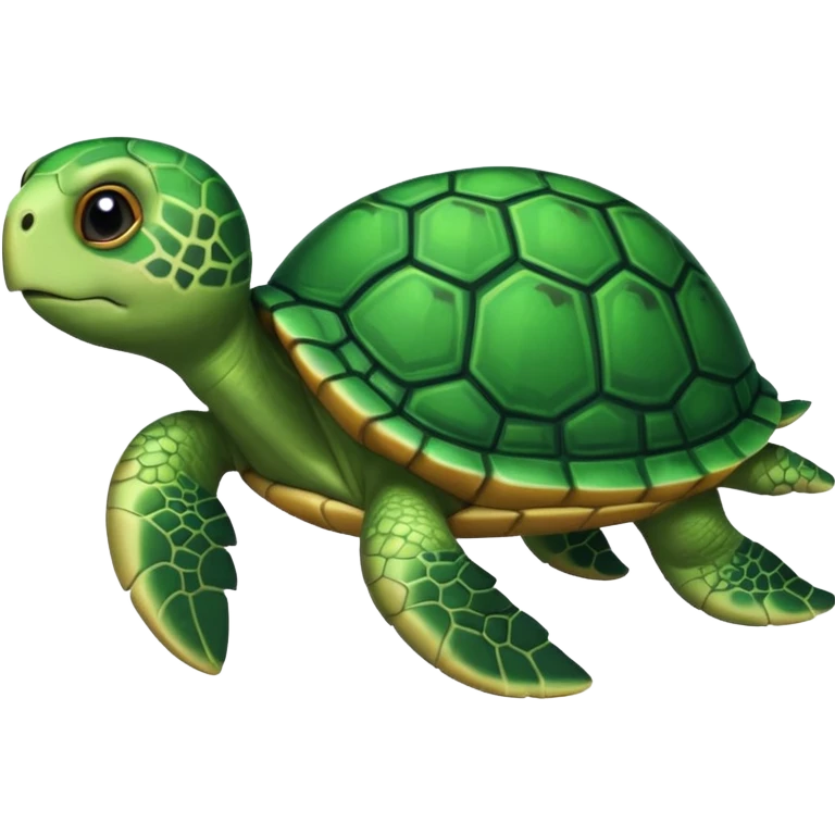 Turtle with bow emoji
