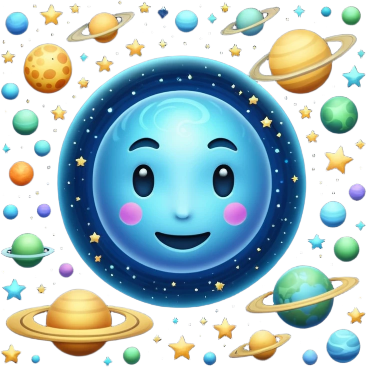 digitsed space emoji
