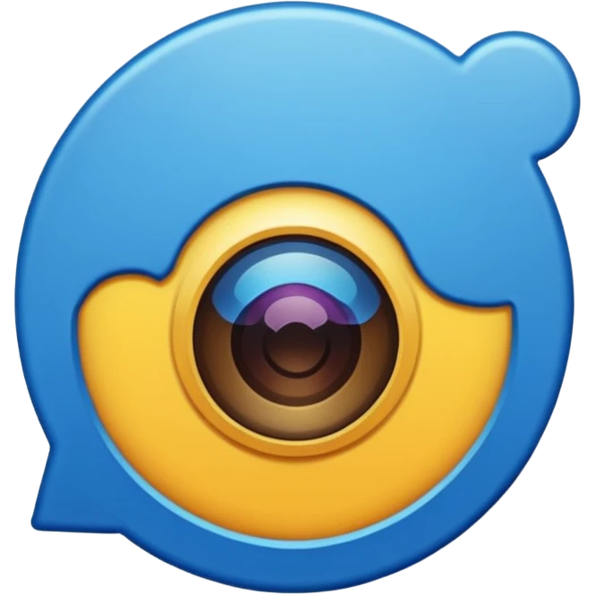 Create me the Instagram verified blue sticker  emoji
