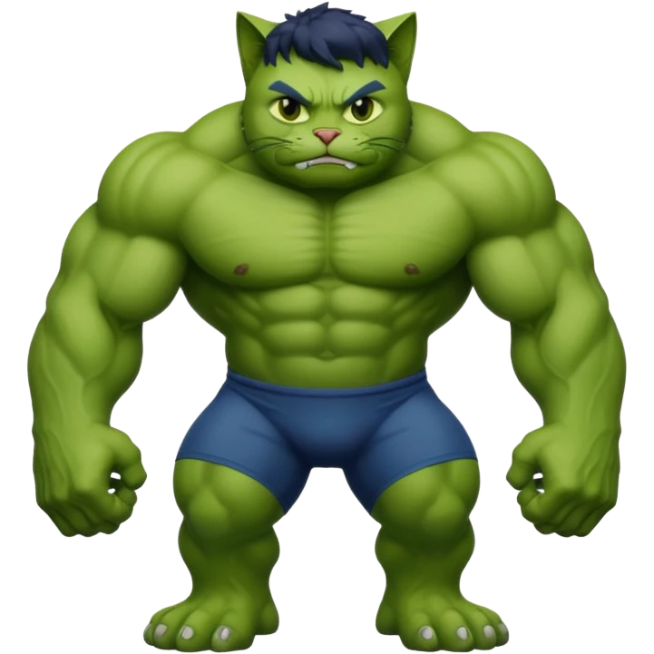 CAT+Hulk emoji