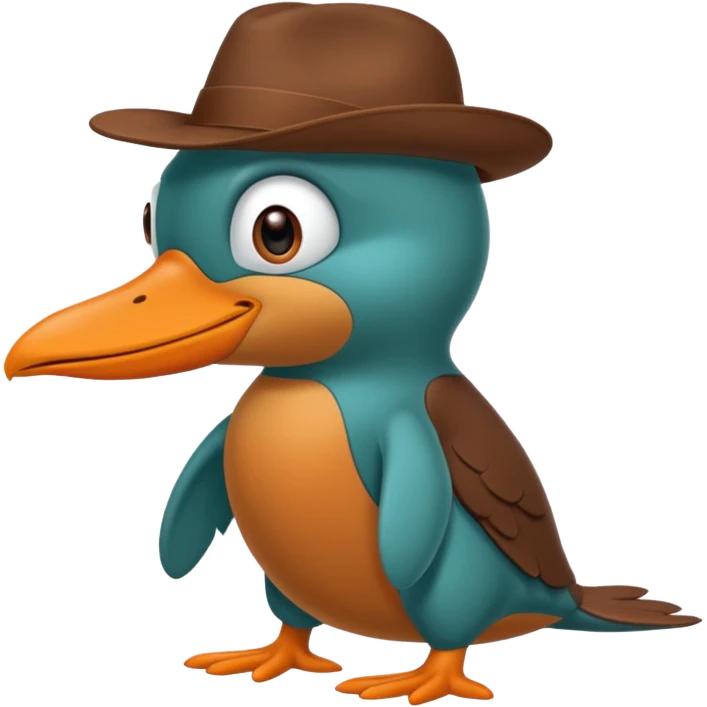 Perry the platypus emoji