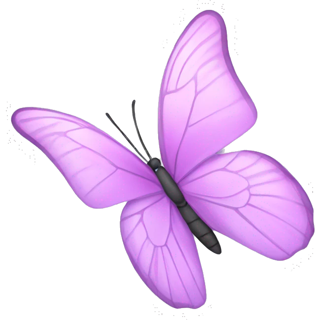Pink lilac Butterfly emoji