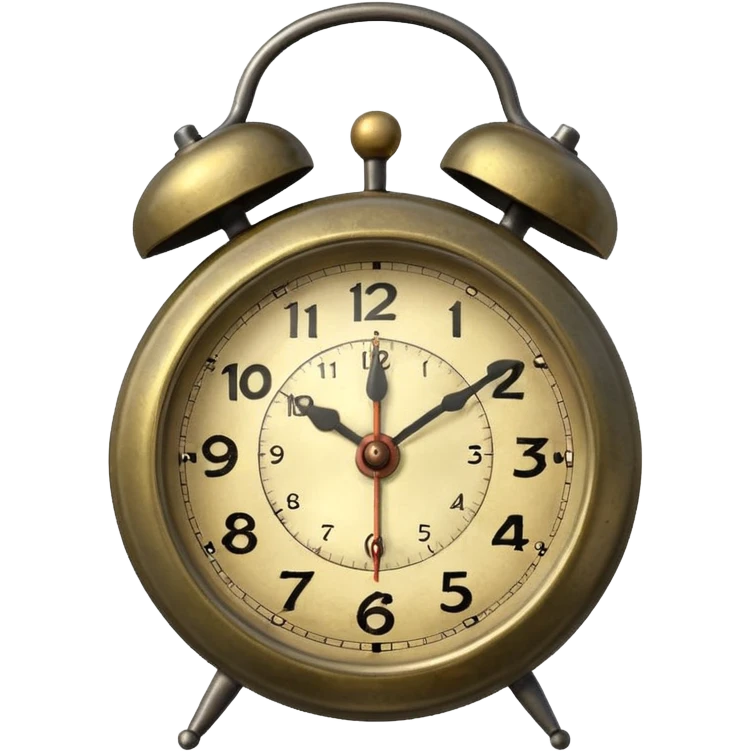 старый будильник emoji