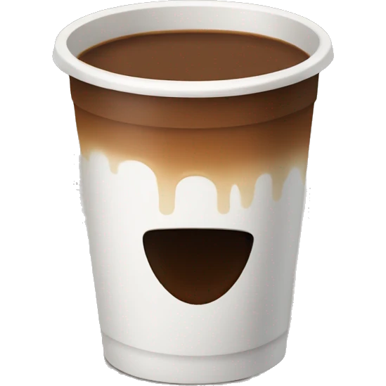 Brown coffee emoji