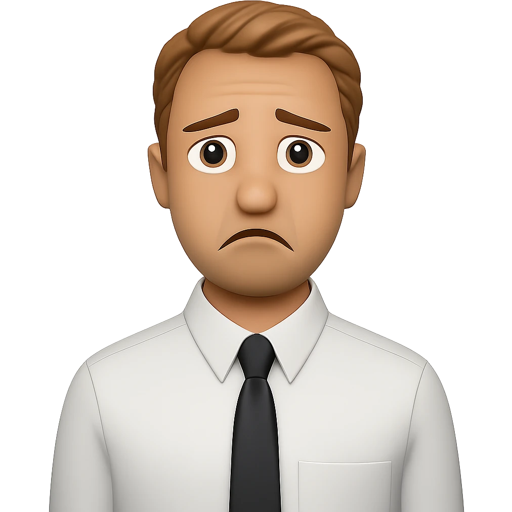 Change facial expression to sad, keep transparent background, maintain the same style as the reference image. emoji