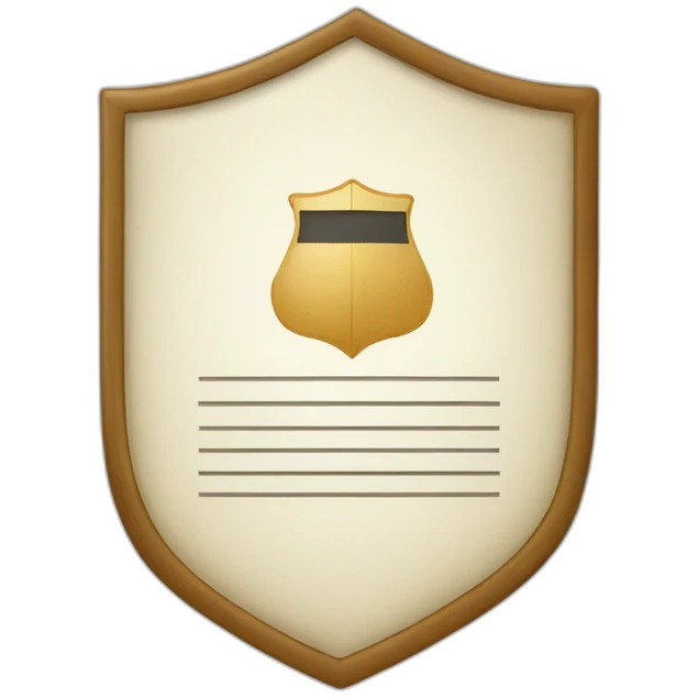 document with shield emoji