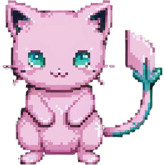 cute pink Mew Pokemon emoji