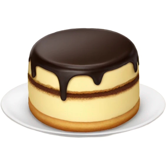 Boston cream pie emoji