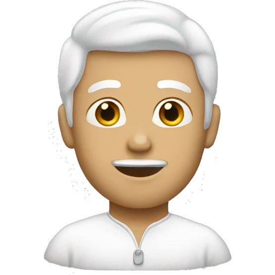 All white emoji emoji