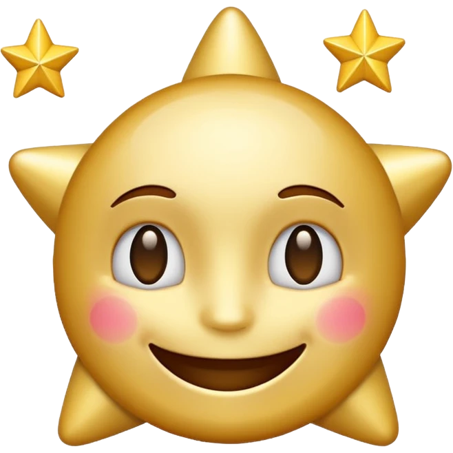 bravo emoji smiling face with stars emoji
