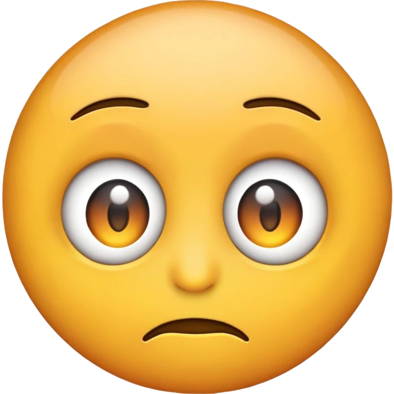 Emoji showing only one eye looking to the side emoji
