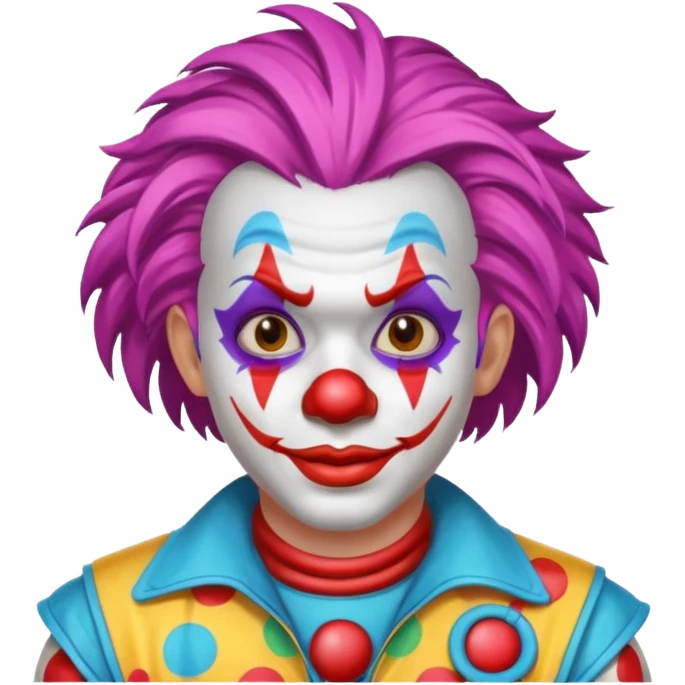 motorcycle-riding clown  emoji