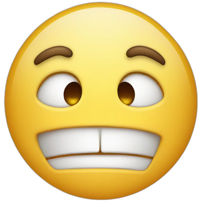 embarrassed face emoji