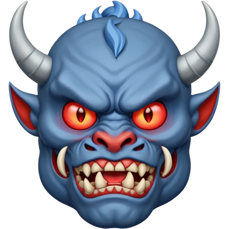 blue oni emoji