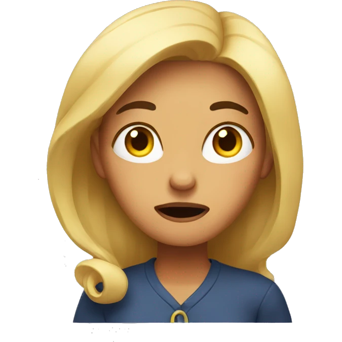woman in disbelief  emoji