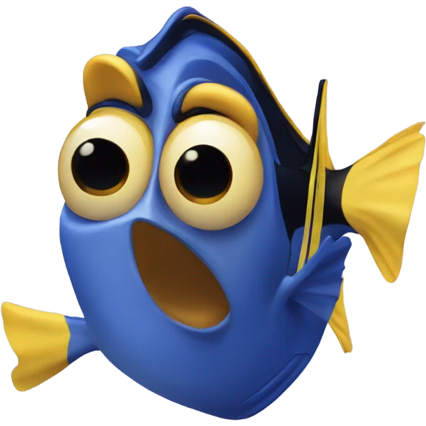 Dory with gloves emoji