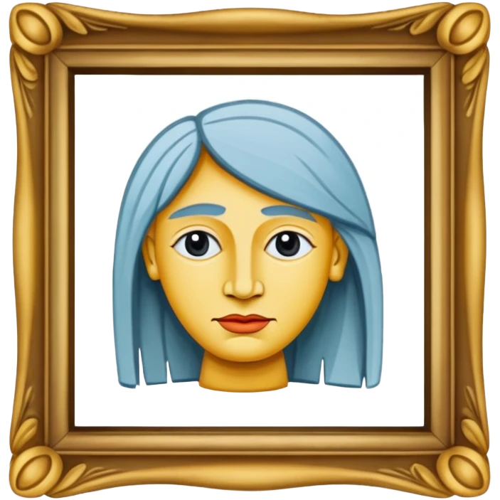  picasso painting frame emoji