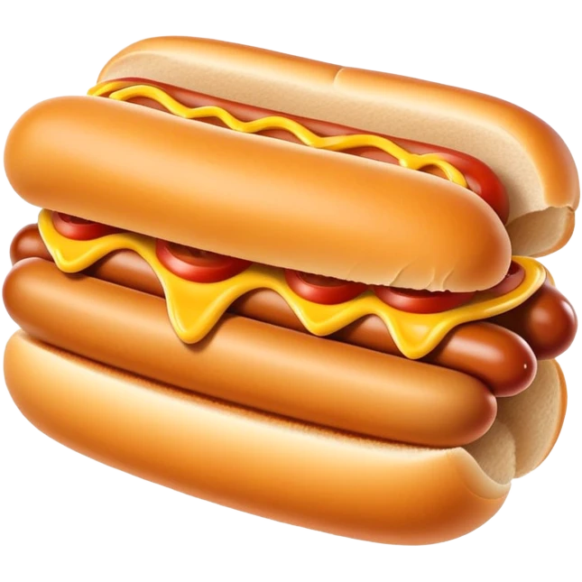 Hot dog emoji