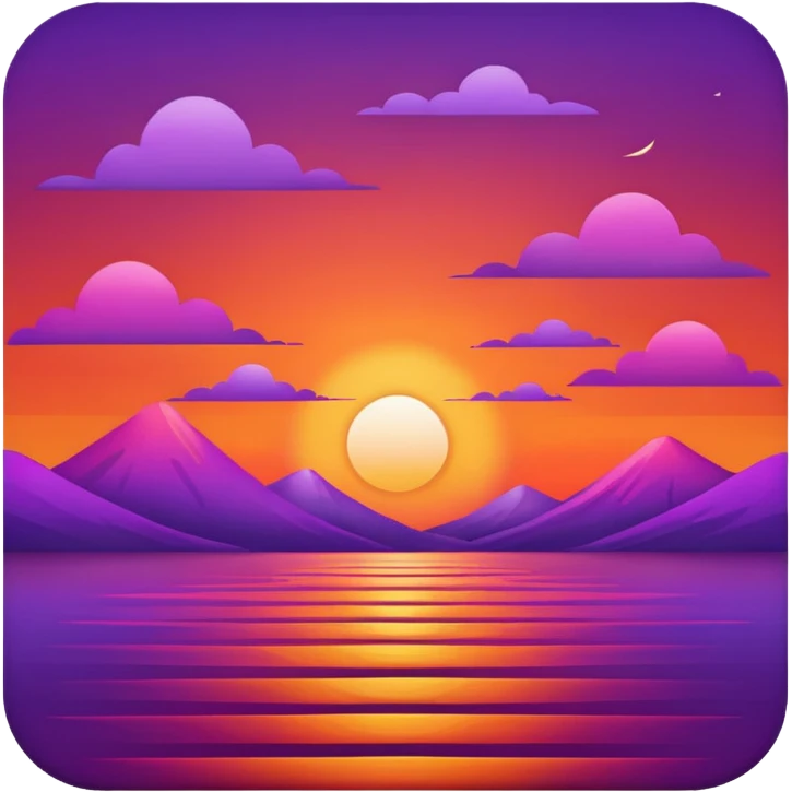 sunset emoji
