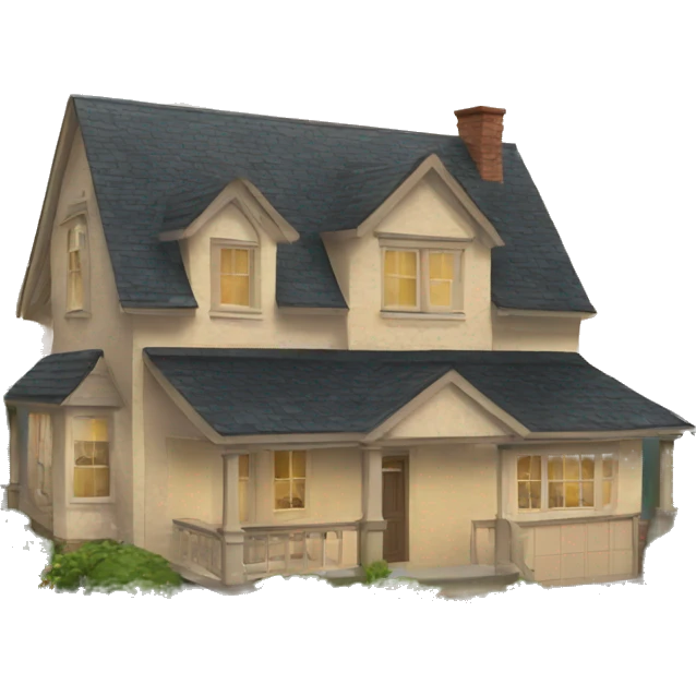 House in mount emoji
