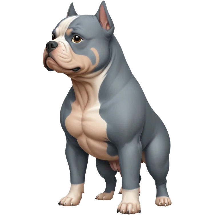 American bully cinza-azulado emoji