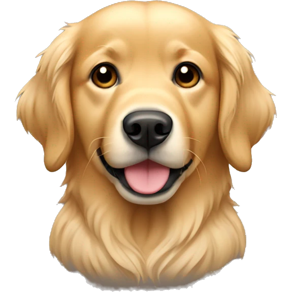 golden retriever light skin emoji