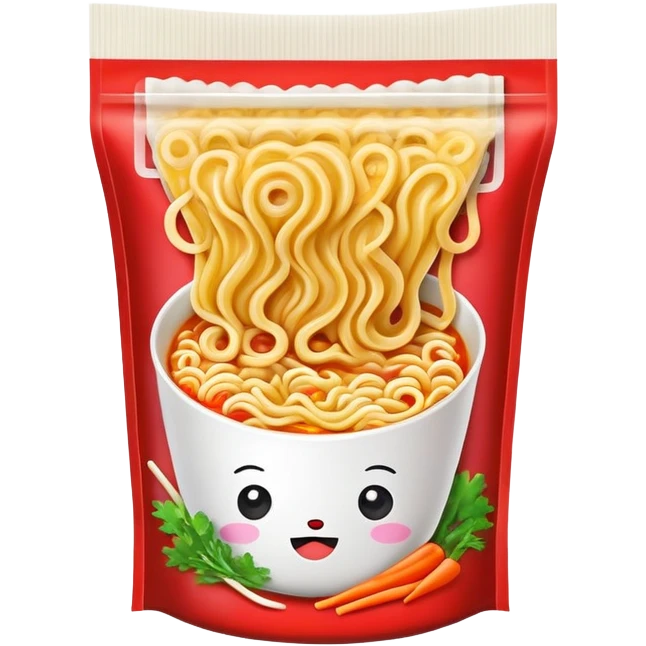 Instant Noodle bag emoji