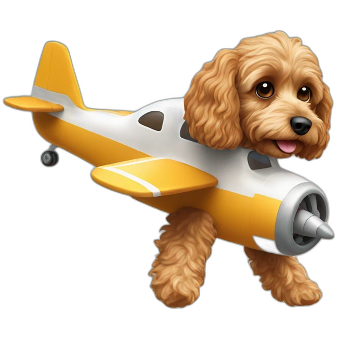 Cavapoo-flying-in-an-airplane emoji