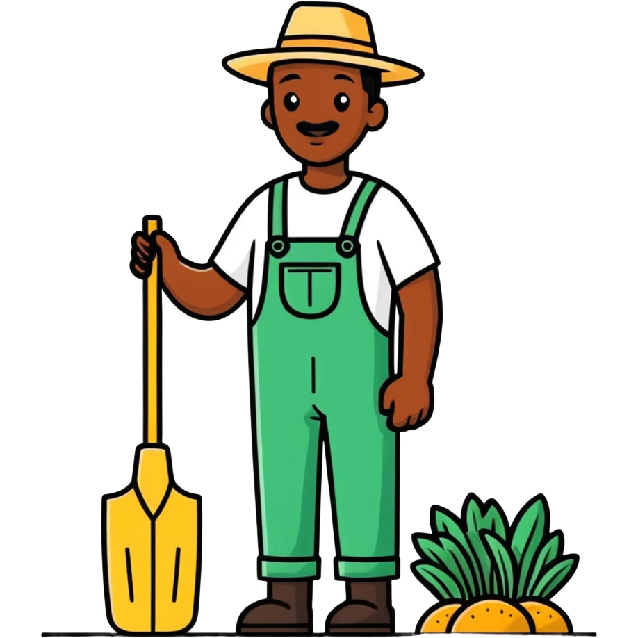 🧑🏿‍🌾 emoji