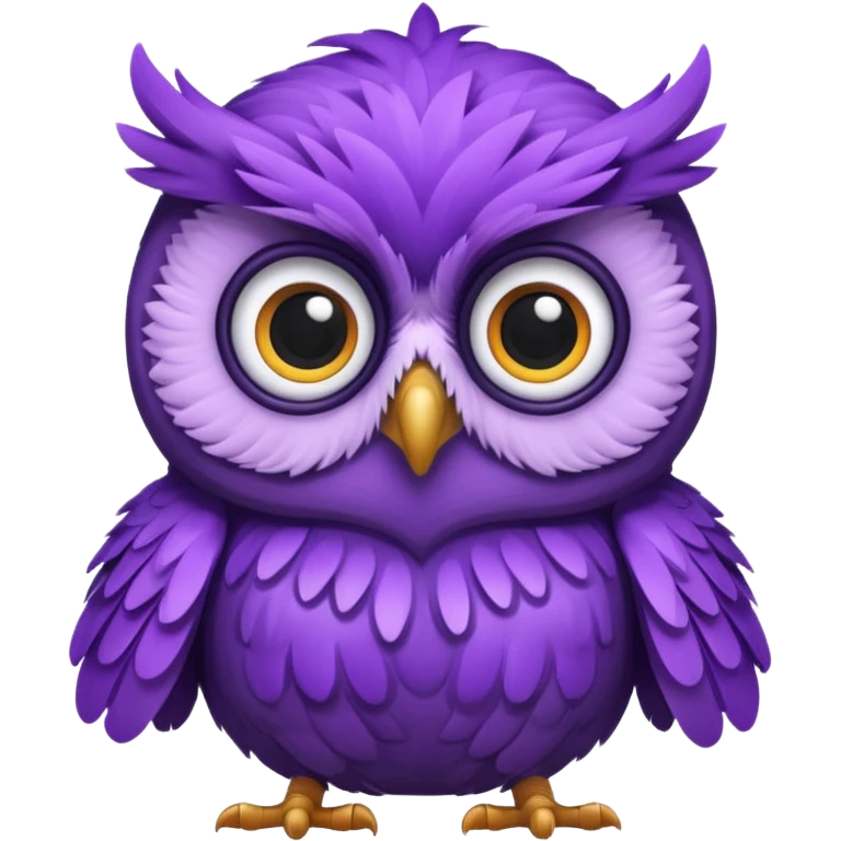 violet owl emoji