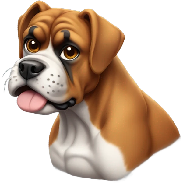Boxer dog emoji