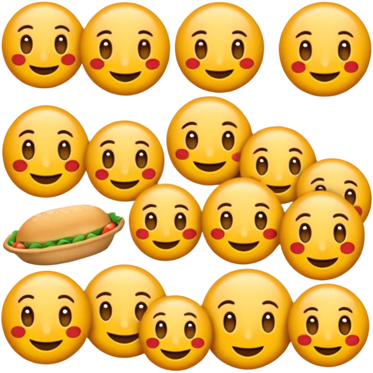 اعشاب داخل طبق emoji
