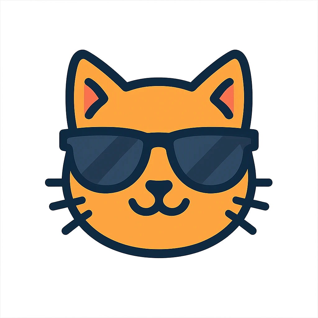 cat wearing sunglasses emoji
